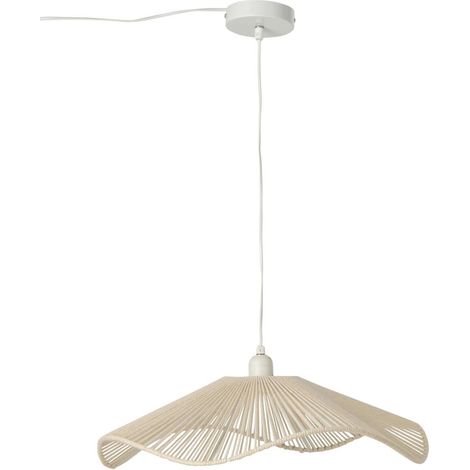 Suspension en Lin "Ivan" 49cm Beige (1/4)