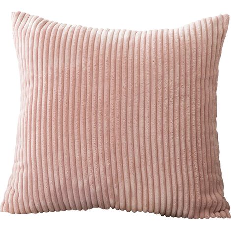 Housse De Coussin - Velours Côtelé - 45 X 45 Cm - Pour Canapé Chambre Voiture - Décoration Intérieure Automne Hiver Noël Halloween - 1 Pièce (1/5)