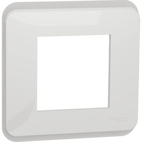 Abdeckplatte – 1-fach – Weiß – Für Unica Pro Mechanismus – Wandmontage (1/5)