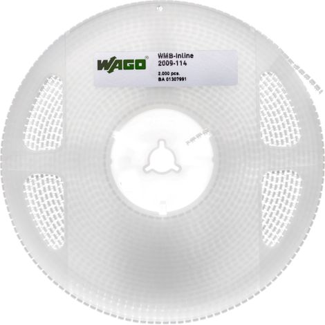 Marcadores en línea WMB, ancho 4 mm, blancos, 2000 unidades/rollo, 2009-114