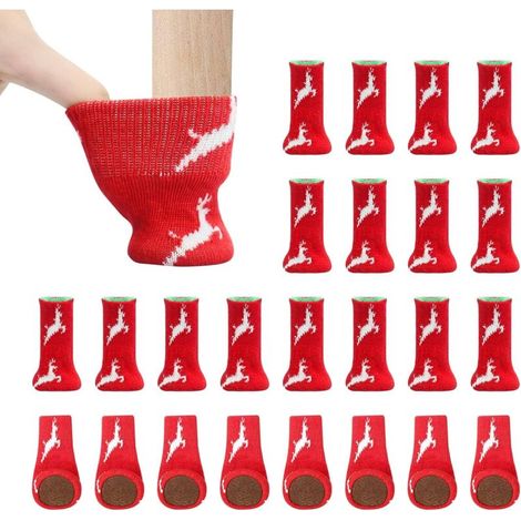 Fundas protectoras para sillas - Paquete de 24 para evitar arañazos y ruidos