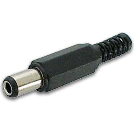 Velleman – Fiche d'alimentation mâle 2.1 x 5.5 x 9.5mm – CD003H – Connexion à souder – Lot de 10 pièces pour projets électriques - RI4824