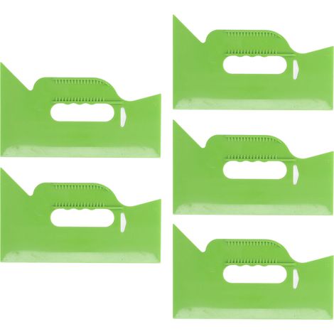 Grattoir à mastic en plastique PP, 5 pièces, 10 pouces, peinture multi-angle Flexible pour peinture sur cloisons sèches (1/5)