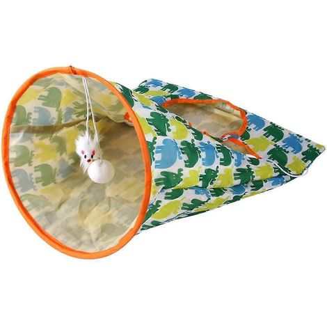 Tunnel de jeu portable pour animaux de compagnie, pliable et avec balles, tunnel amusant pour chiots, chatons, lapins et autres petits animaux.-Deer (1/5)