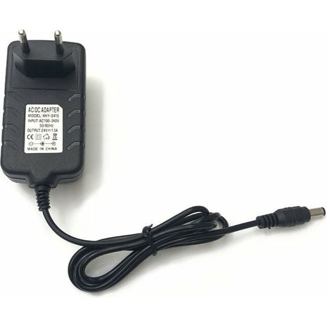 24 W, 24 V, 1,5 A, Leistungstransformator mit 220 V auf 24 V DC-Haushaltssteckdose, schwarz (24 W, 24 V, 1,5 A), 24 V 1,5 A, Netzadapter, SUNone, LED-Nagellampe, Lichtleiste, Plug-in-Wand, Konstantstr (1/4)