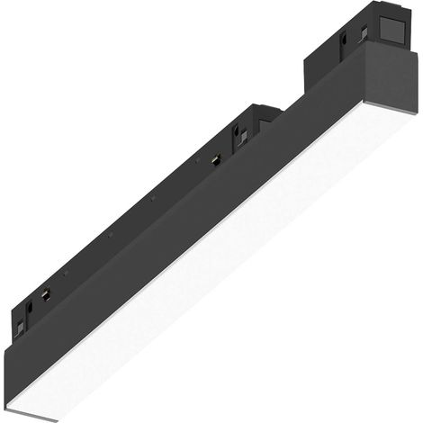 Supporto Lineare Binario Dali Ego Alluminio Nero Led 7W 3000K