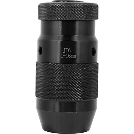 Mandrin de Perçage sans Clé Cône Morse, MT3 JT6 1-16MM Mandrin de Perçage à Serrage Automatique Mandrin de Perçage sans Clé à Verrouillage Automatique (1/3)