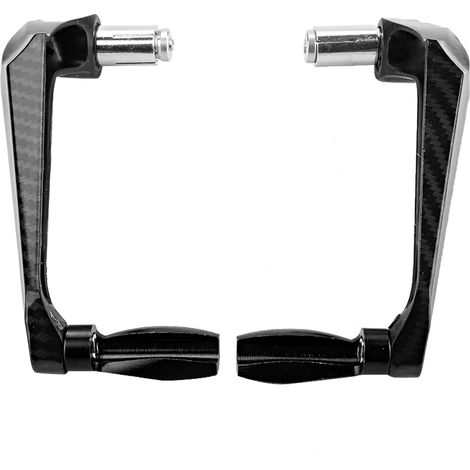 Universelle Bremsschutzführung aus Aluminium für 7/8-Zoll-Motorradlenker, schwarz (1/5)