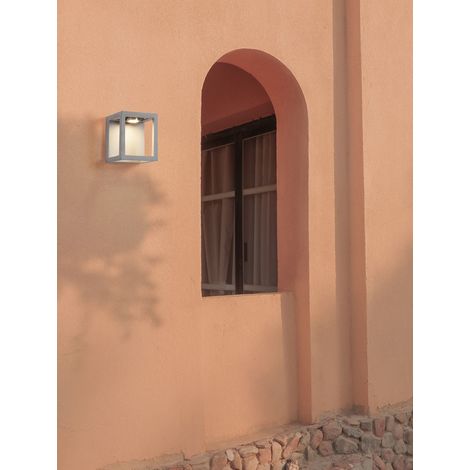 Luminaire extérieur LED Nova Luce BEV verre gris L 17 cm 5 W 3000 K IP65 200 lm réf. 9540214 (1/5)