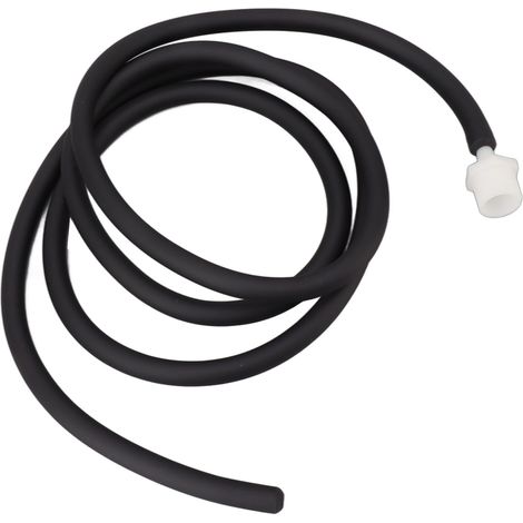 Tragbares und wiederverwendbares Silikon-Einlaufset, Einlaufschlauch zur Anal-, Kolik- und Vaginalreinigung, schwarz, 150 cm / 59,1 Zoll (1/5)