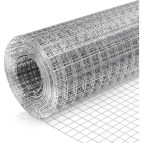 Rouleau de grillage soudé en acier galvanisé pour rongeurs, souris - 6 m x 400 mm (1/5)