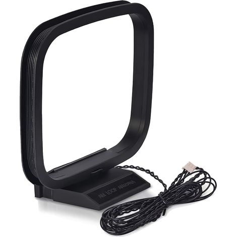 1 Antenne Radio FM AM, Connecteur 3-Broches, 75 Ohm, Câble 22AWG, pour Amplificateur HiFi, Tuner, Système Stéréo