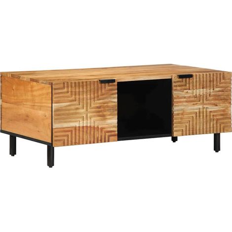 Maison Exclusive - Couchtisch 100 x 54 x 40 cm Massivholz Akazie (1/5)
