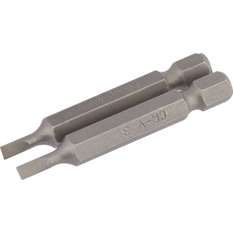 Draper 5-Piece 25mm Long 5.5mm Hex Plain Slot Insert Bits Set (64009) for Precision Screwdriving (1/5)