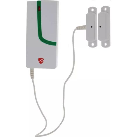 Ultra Secure – Détecteur d'ouverture sans-fil longue portée 200m – Alimentation 2 piles AAA – Installation facile sur supports complexes (1/5)