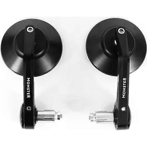 CNC-gefräste Motorrad-Rückspiegel, Lenkerendenspiegel, passend für Ducati Monster 695, 696, 796, 797, 821, 1100, 1200, 1200S, 1200R, S2RJXLGV (1/5)