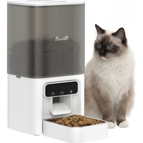 Distributeur nourriture chat 4,5L, APP enregistreur vocal automatique (1/5)
