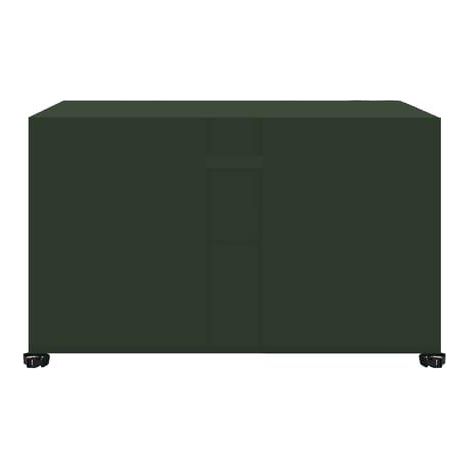 Housse De Protection D'extérieur,Patio Housse De Meuble Oxford Carré Avec Évents,Vert,287x155x82cm (1/4)