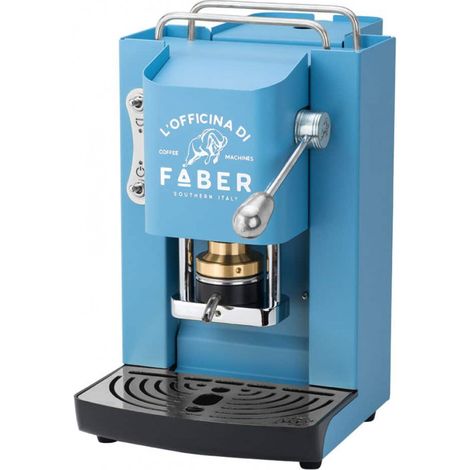 Faber Coffee Machines Machine à Café à Capsules ESE 44mm Pro Deluxe Turquoise