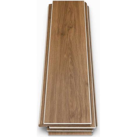 Pavimento Laminato Rovere Scuro 122x18,4 cm - 10 Pz