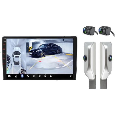 Radio para coche, funciones multimedia, integración con smartphone, compatible con BMW E39 1995-2003, V9 Plus (6G 128G) Plata 9" (1/2)
