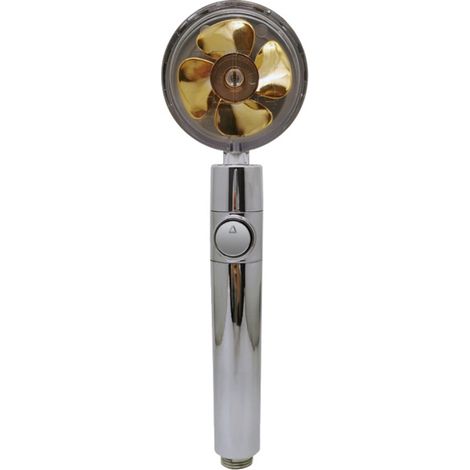 Pommeau de douche - Pommeau de douche de salle de bain Pommeau de douche rotatif Turbo Douchette 1 paquet