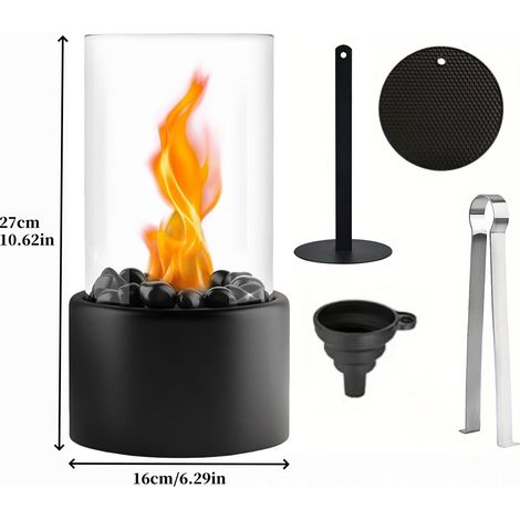 Les cheminées de table à l'éthanol conviennent aux balcons, aux chambres, aux maisons, aux fêtes et constituent également d'excellents cadeaux. (1/5)