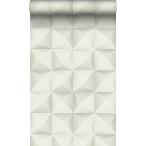 papier peint effet 3D gris clair  - Origin Wallcoverings (1/5)