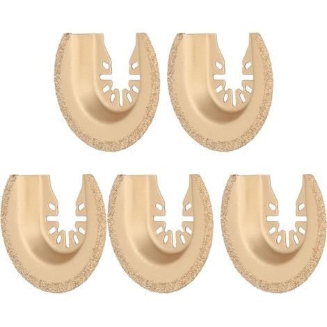 Lot 5 lames scie oscillante, outils multi usage pour béton, électrophorèse, emballage individuel pour précision et durabilité maximale (1/5)