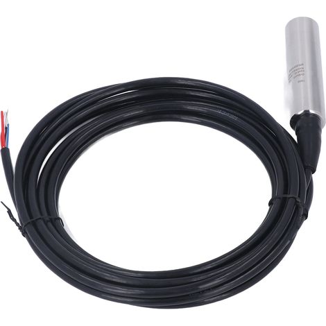 Capteur de niveau d'eau IP68 étanche, transmetteur de niveau liquide précis, sonde immergée 0-10V, 12-30VDC, câble 6m/236.2in, portée 0-6m (1/5)