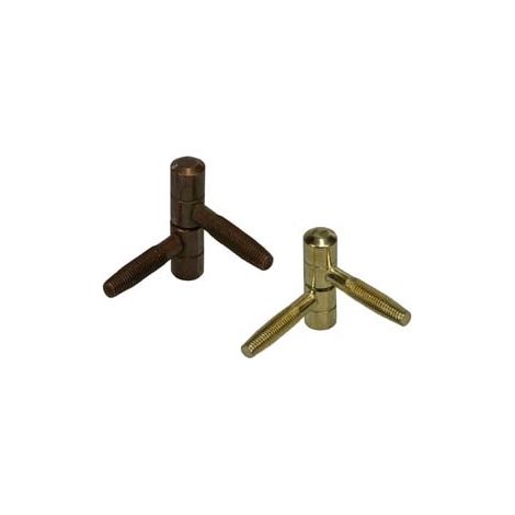 CERNIERE ANUBA NORMALI IN ACCIAIO- - ø mm.11 mod.119 (B.00119.11.02) bronzato - 20 pezzi AGB