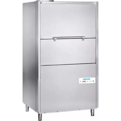 Lave-Batterie Panier 810x700 avec Break Tank - Hauteur Passage 670 mm - Hoonved