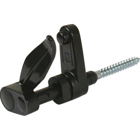 Afbat – Arrêt de volet marseillais composite 130mm – Butée orientable – Résistance accrue – Finition soignée – Noir