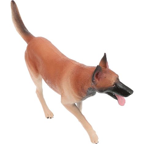 Figurine de chien, statue de chien de dessin animé, figurine d'animal, jouet éducatif