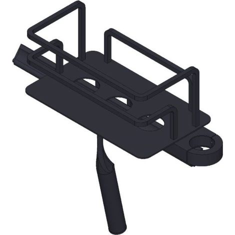 Giese Optisign Duschkorb 3078714 Montage an Brausestange, links, schwarz matt