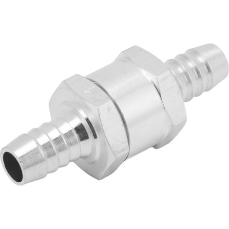 Universelles Einweg-Rückschlagventil aus Aluminiumlegierung für Kraftstoff, Benzin, Diesel, Wasser – 10 mm