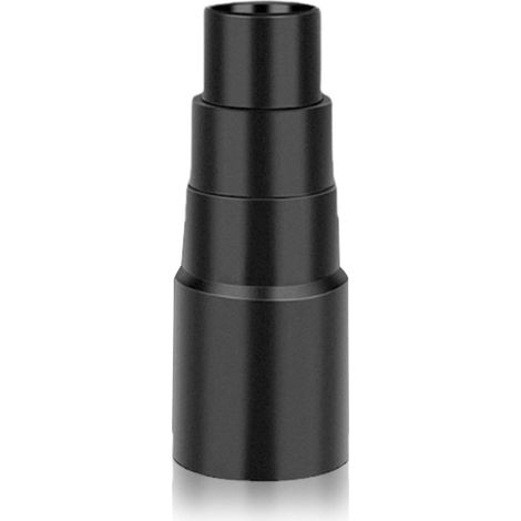 Universeller Staubsaugeradapter, 4-lagiger Staubsaugerschlauchadapter, kompatible Staubsaugerschlauchanschlüsse, Schlauchreduzierstück für Haushaltsstaubsauger, Staubsaugerzubehör, schwarz. (1/3)