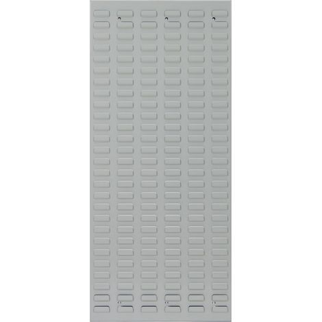 ADB Schlitzplatte senkrecht 456 x 987 mm Grau Werkzeugwand Werkstattwand (1/3)
