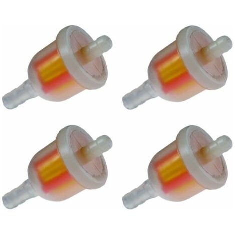 4x filtre essence universel 5mm - 6mm carburant tondeuse tracteur motoculteur