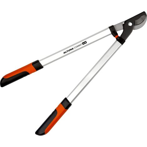 Forbice da potatura a 2 mani - Modello J500 - Realizzate in acciaio teflonato e impugnatura bimateriale - Taglio a bypass con gancio - Lunghezza di 70 cm - Ideale per potature secche - Altuna (1/4)