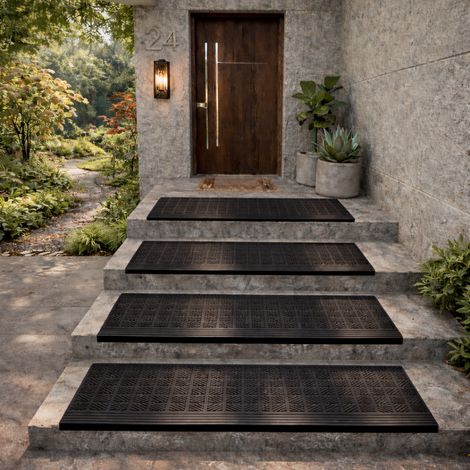 Tappeto per scale XL - Gomma - 30 x 120 cm (1/5)
