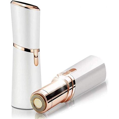 Épilateur visage impeccable, tondeuse à poils faciaux pour femmes, idéal pour le duvet, le menton et les poils de la lèvre supérieure, cadeau idéal pour les femmes, lumière LED intégrée (blanche) (1/5)