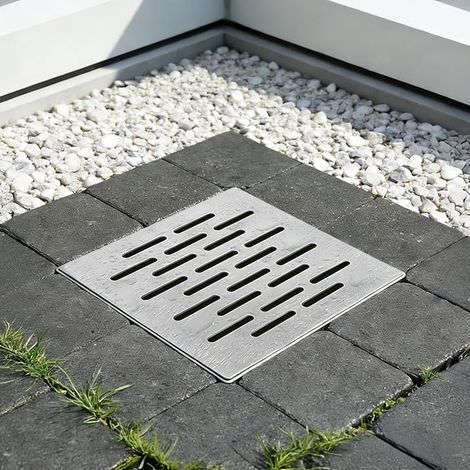 Hexaline Front Wall with End Cap, Side Drain Pipe, Drainage Channel (1/3)