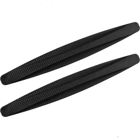 2 pcs Bumper Protector Strip, Flexible Anti-Friction and Anti-Collision Protective Sticker for Front and Rear Car Bumpers Against Scratches, Universal (Black) (1/5)