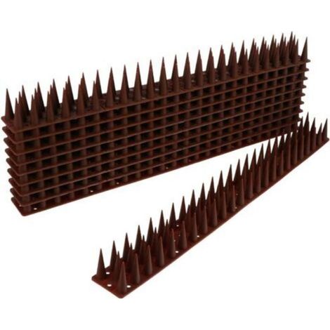Pic anti-pigeons de 5,4 m pour balcons, pic anti-oiseaux en plastique pour pigeons, chats et moineaux, pic anti-chats pour fenêt (1/5)