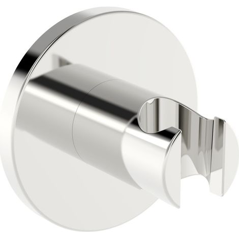 Hansa Brausehalter, Wandmontage, Rosette rund, Chrom, 290049 (1/5)