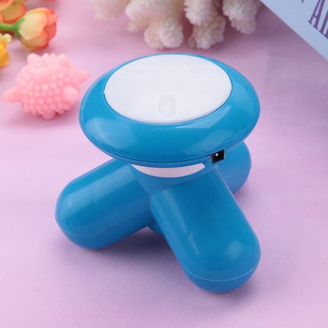 Mini masseur électrique USB à poignée vibrante pour le cou et le corps entier (bleu) (1/5)