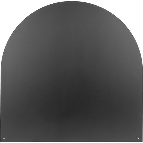 Piastra Salvapavimento Semitonda Protezione per Stufe e Camini in Ferro 94x94 cm (1/2)