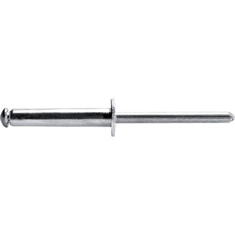 Rivets étoilés GOLIGHT aluminium large surface de contact sur sa partie aveugle 4,8x25mm serrage 7 à 12mm boîte 250 p - DEGOMETAL