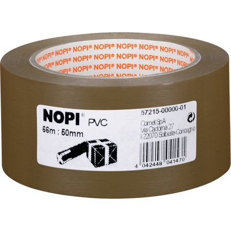 NOPI Klebeband braun 50 mm x 66 m PVC (1/2)